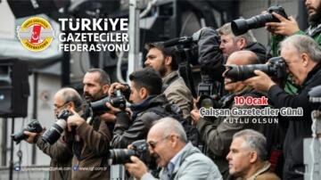 TGF Genel Başkanı Karaca’dan 10 Ocak Çalışan Gazeteciler Günü mesajı