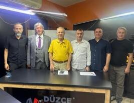 TGF’DEN DÜZCE GAZETECİLER CEMİYETİNE ZİYARET