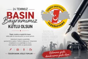 TGF; “Hakikatin Peşinden Koşan Tüm Meslektaşlarımızın Mücadele Günü Kutlu Olsun”